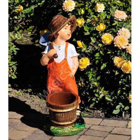 Садовая фигурка Cera Помощник (цветочник)